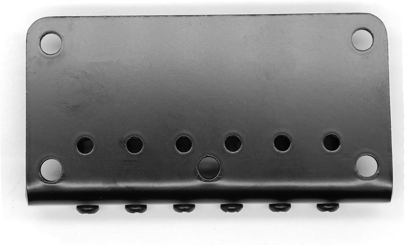 harpfeas 78mm Fixed Hardtail Bridge for 6 String Fender Strat Tele Electric Guitar (Black) - Image 4